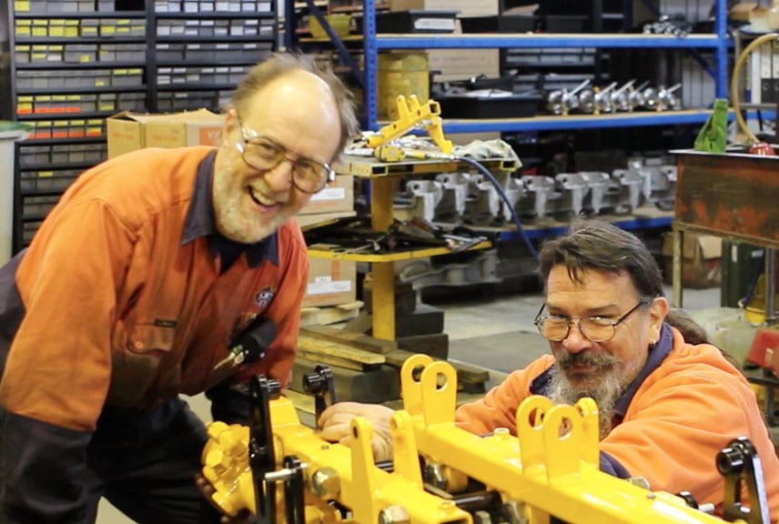 CNC machining in the Melvelle manufacturing facility