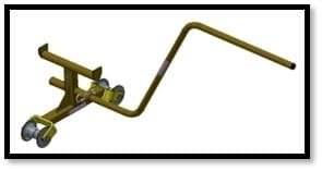 SINGLE RAIL MACHINE TROLLEY