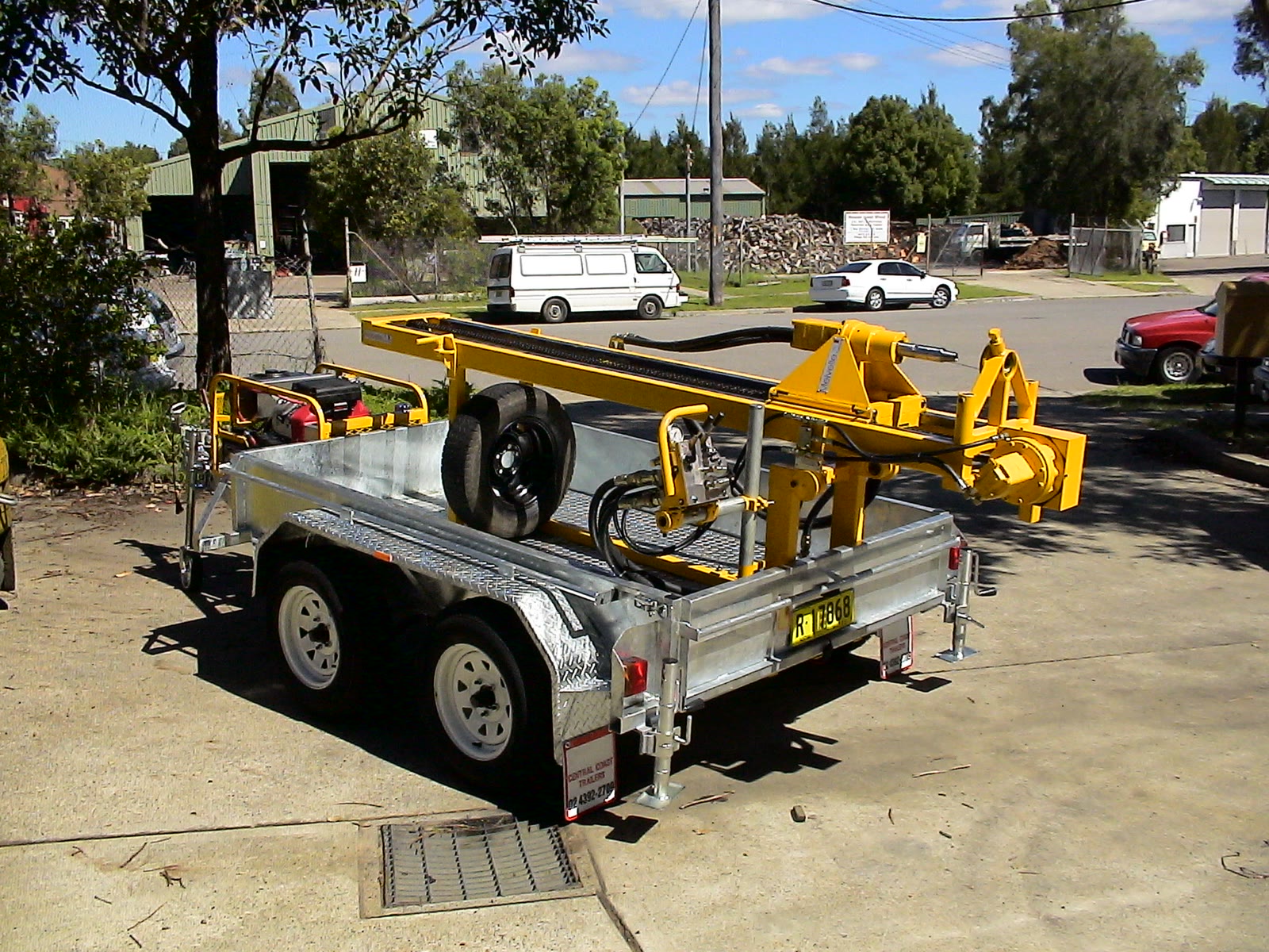 Trailer Mounted Drilling Rig