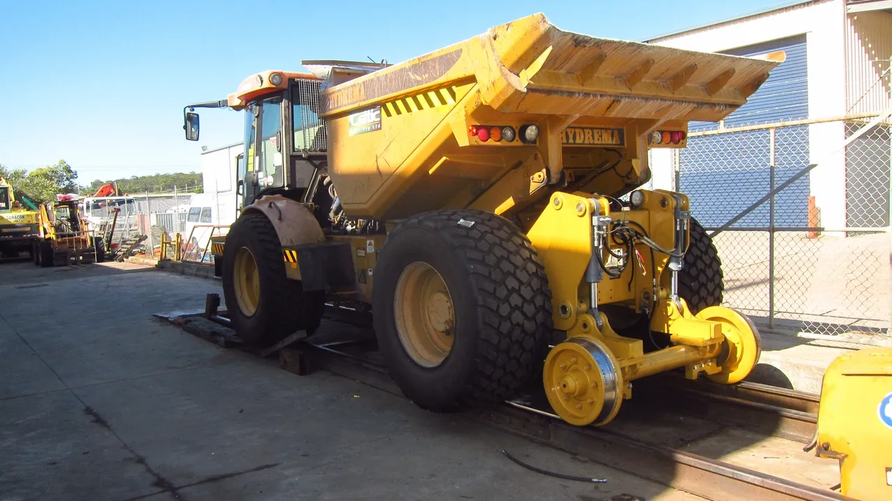 Hydrema dump truck conversion