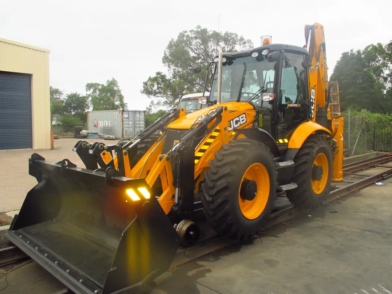 JCB dozer hi-rail conversion