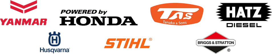 Powered by Yanmar, Honda, Husqvarna and more.